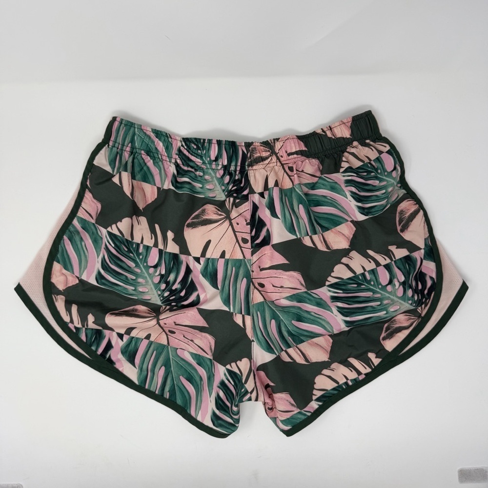 Nike Dri-FIT Women’s Running Shorts Medium Tropical Leaf Print size medium - Picture 3 of 13